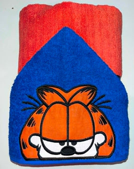 Orange Cat Hooded Towel