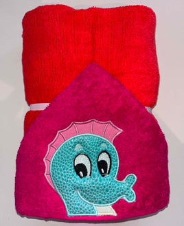 Seahorse Hooded Towel