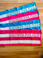 Personalised Stripe Beach Towel