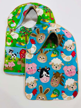 Farm Infant Bibs