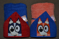 Heeler Pups Hooded Towel