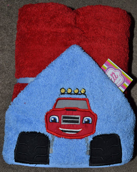 Monster Truck Hooded Towel
