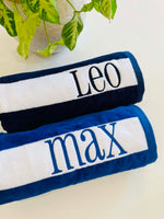 Personalised Stripe Beach Towel