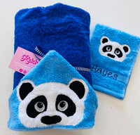 Panda Hooded Towel