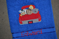 Ute Load Appliqued Bath Towel