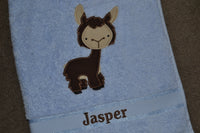 Alpaca Appliqued Bath Towel