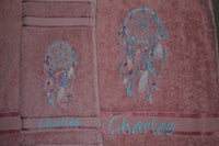 Dreamcatcher Large Appliqued Bath Towel