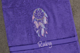 Dreamcatcher Large Appliqued Bath Towel