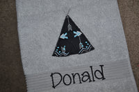 Teepee Appliqued Bath Towel