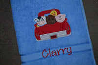 Ute Load Appliqued Bath Towel
