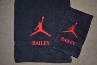 Slam Dunk Embroidered Bath Towel