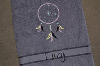 Dreamcatcher Three Appliqued Bath Towel