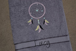 Dreamcatcher Three Appliqued Bath Towel