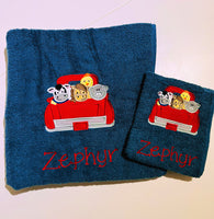 Ute Load Appliqued Bath Towel