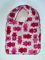 Animal Grid Infant Bibs