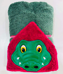 Alligator Male Hooded Towel
