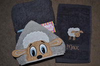 Lamb Hooded Towel