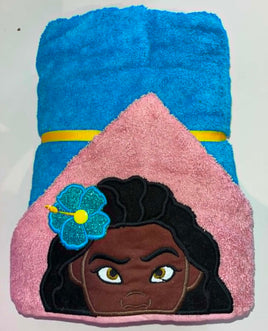 Island Girl Hooded Towel