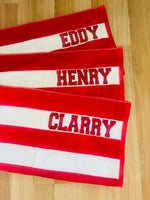 Personalised Stripe Beach Towel