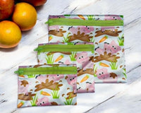 Pigs in Mud Snack Bags & Sandwich Wraps