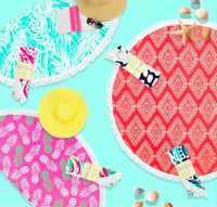 Viv & Lou XLarge Round Beach Towel